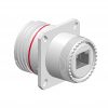 RJ45 CAT6A Feedthrough Sealed – Square Flange Receptacle