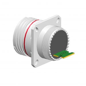 RJ45 CAT6A PCB – Square Flange Receptacle